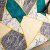 Printed L-Shape Sofa Cover with Elastic Edge