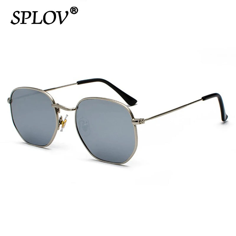 Hexagon Metal Frame Sunglasses