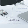 Aluminum USB 3.0 Hub with Clamp Mount for Desktops and Laptops