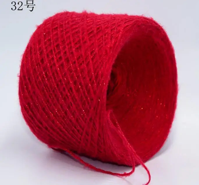 Merino Wool Metallic Yarn with Shimmering Thread – 250g