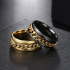 Rotating Anxiety Fidget Spinner Ring