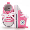 Classic Canvas First Walker Shoes for Babies with Star Print