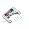 Universal Battery Tester with LCD Display for AA, AAA, 9V, and Button Cells
