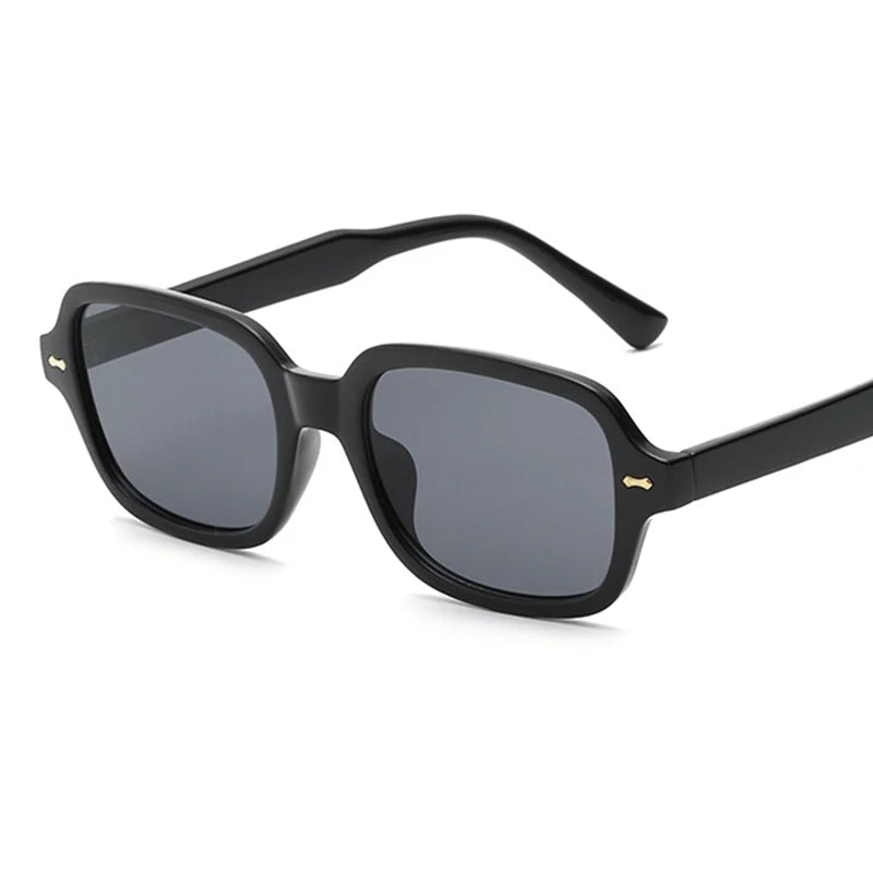 Vintage Yellow Square Sunglasses