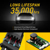 Dual-Color Switchback LED Turn Signal & DRL Bulbs (2-Pack)