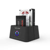 Dual Bay SATA Hard Drive Docking Station with Offline Clone Function
