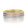 Thin Stackable Eternity Wedding Ring