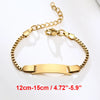 Personalized Stainless Steel Name Bracelet for Baby and Mom