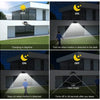 Solar-Powered LED Wall Light with Motion Sensor