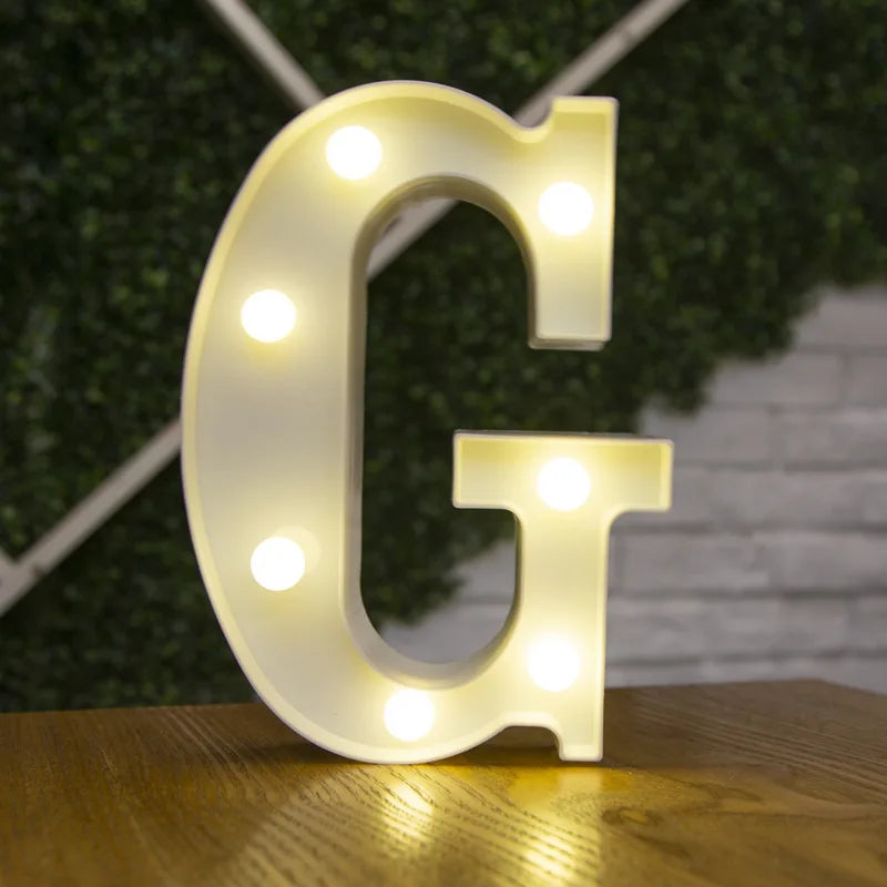 Glowing Alphabet LED Letter Lights for Decor