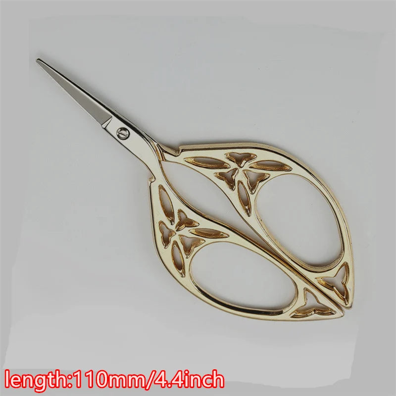 Vintage Floral Embroidery Scissors
