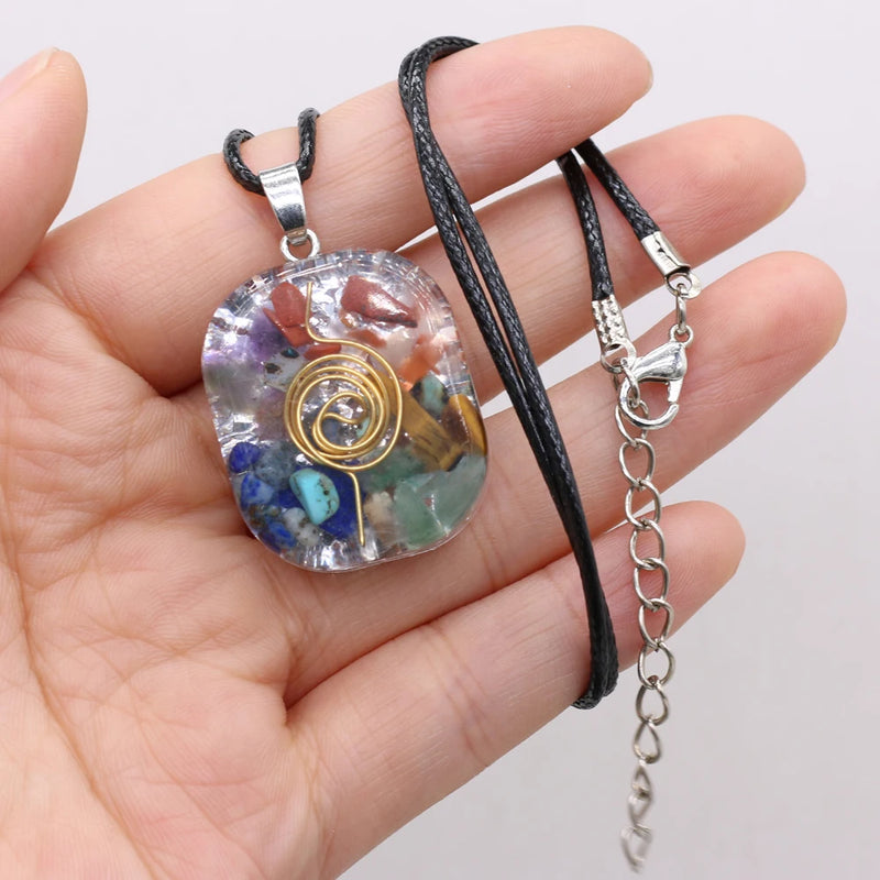 Chakra Energy Pendant Necklace