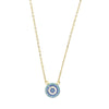 925 Sterling Silver Evil Eye & Hamsa Pendant Necklace
