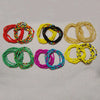 Colorful Elastic Belly Bead Chain Set for Women
