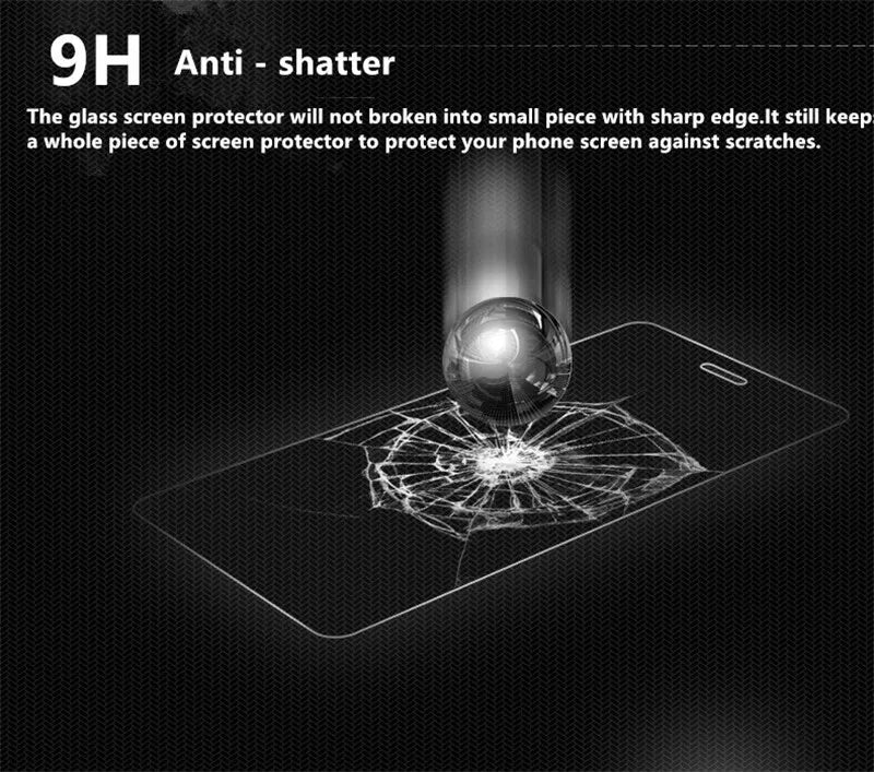 A close-up view of a glass screen protector being applied to a smartphone screen.