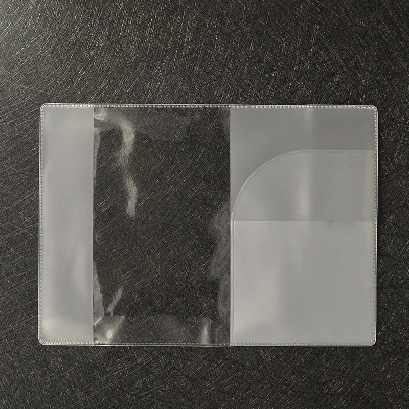 Transparent PVC Passport Cover with Card Slots