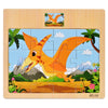 Wooden Vehicle & Animal Puzzle Set for Toddlers
