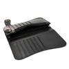 Vintage Leather Bifold Wallet with Metal Chain