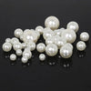 350pcs Mixed Size Acrylic Pearl Beads for Jewelry Making