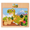 Wooden Vehicle & Animal Puzzle Set for Toddlers