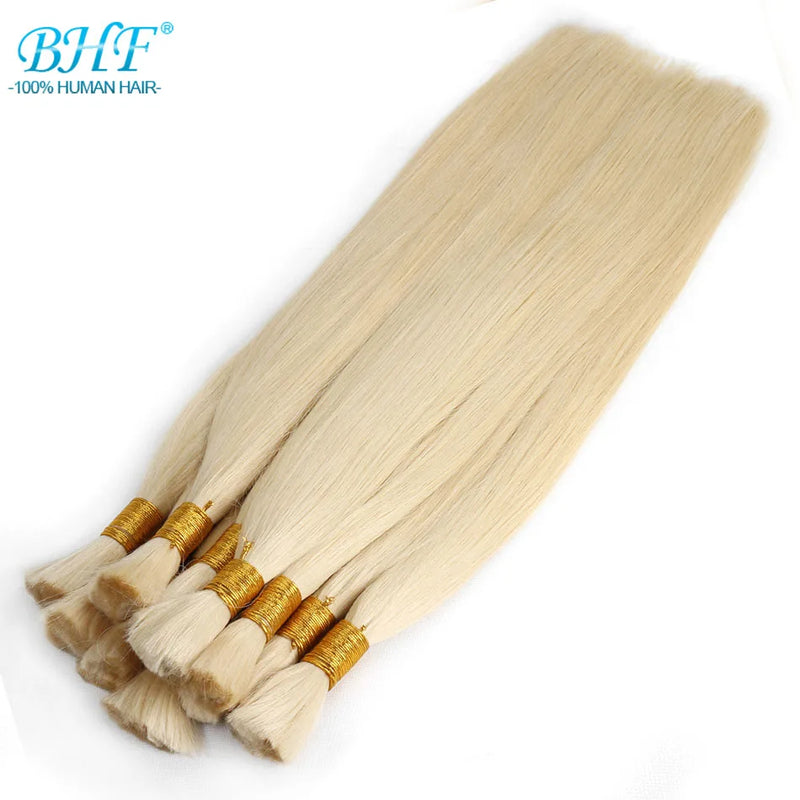Straight Human Hair Braiding Bulk