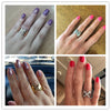 Gold Pave CZ Cross Ring