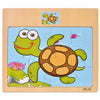 Wooden Vehicle & Animal Puzzle Set for Toddlers