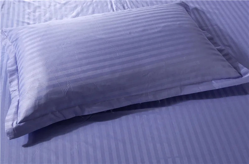 Premium 100% Cotton Satin Stripe Pillowcase Set