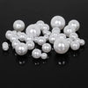 350pcs Mixed Size Acrylic Pearl Beads for Jewelry Making