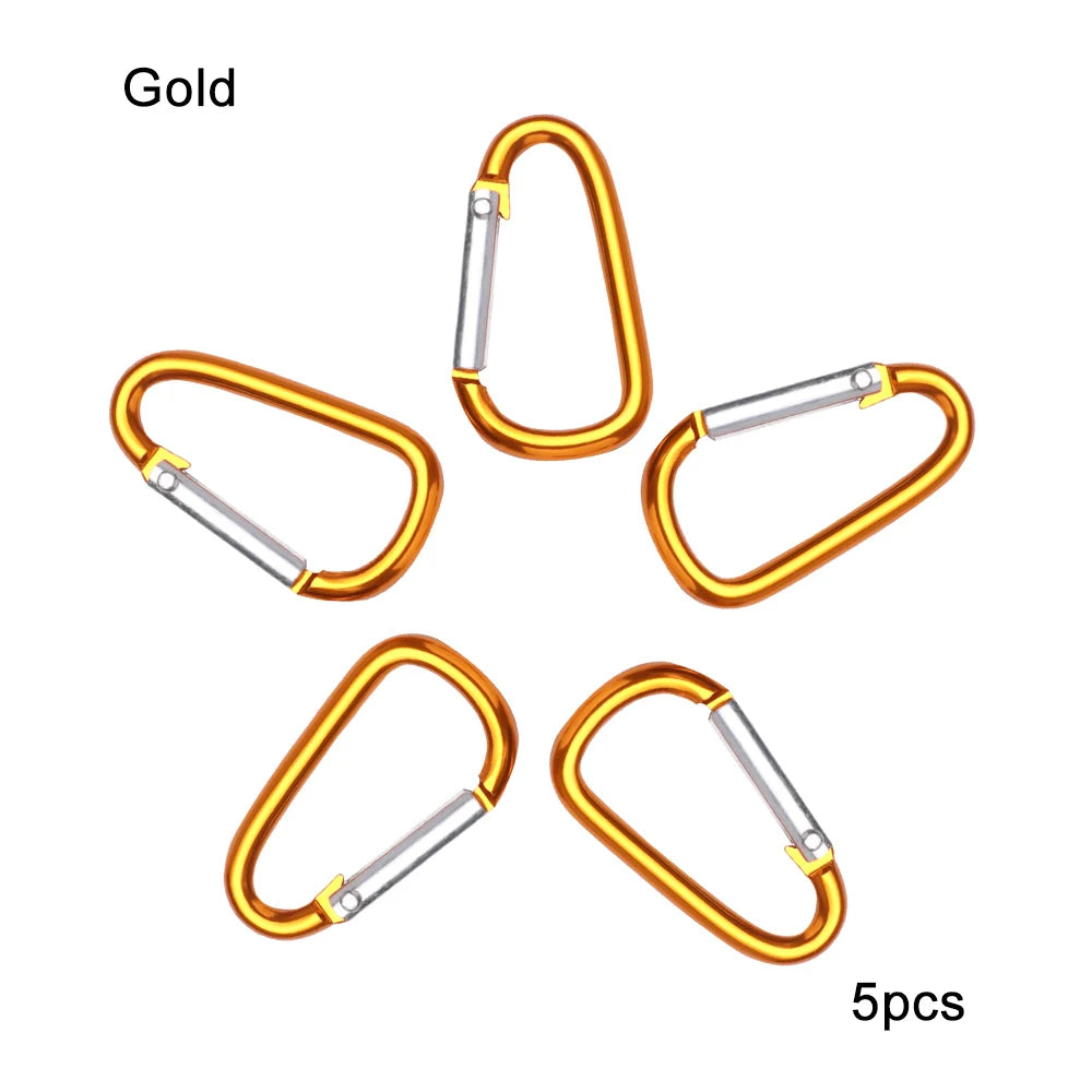 Aluminum Alloy Carabiner Clip for Keys, Gear, and Outdoor Gear