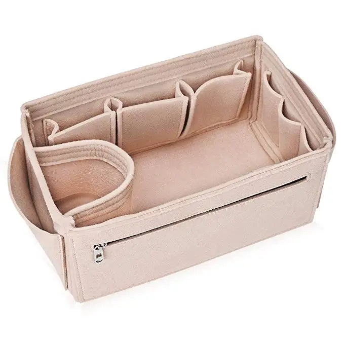 Felt Handbag Organizer with Multiple Pockets