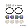 Billet Aluminum Quick Release Fasteners – Black Anodized, Universal Fit