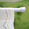 No-Drill Adjustable Metal Spring Tension Curtain Rod