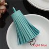 Faux Leather Tassel Fringe Craft Pendants (Set of 5)