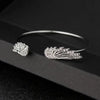 Verstellbares Silber Engel-Flügel-Armband