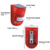 Solar-Powered Motion Sensor Alarm with Strobe Light