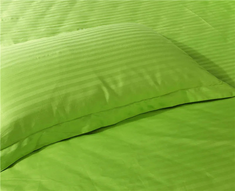 Premium 100% Cotton Satin Stripe Pillowcase Set