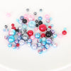 350pcs Mixed Size Acrylic Pearl Beads for Jewelry Making