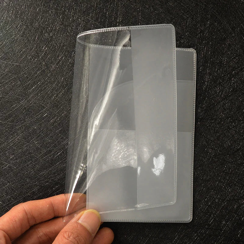 Transparent PVC Passport Cover with Card Slots
