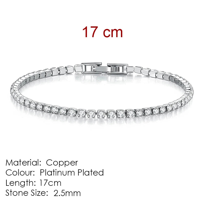 Bracelet de Tennis en Zirconia