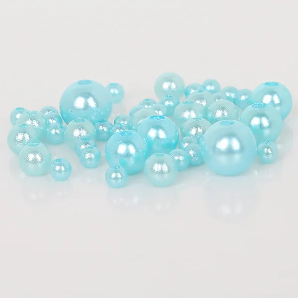 350pcs Mixed Size Acrylic Pearl Beads for Jewelry Making