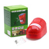 Solar-Powered Motion Sensor Alarm with Strobe Light