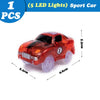 Glowing LED Race Track Set with Flexible DIY Track Pieces