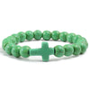 Bracelet en Pierre de Lave Naturel pour Hommes et Femmes