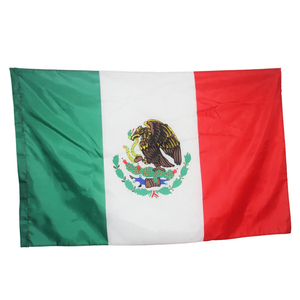 Mexico National Flag Banner - Durable Polyester