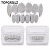 مجموعة أسنان ذهبية صلبة (Grillz)