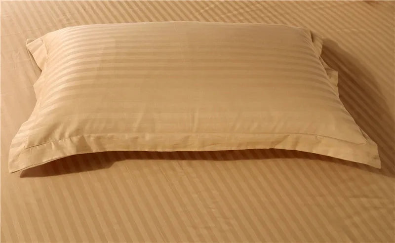 Premium 100% Cotton Satin Stripe Pillowcase Set