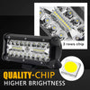 7 Inch 120W LED Work Light Bar with Combo Beam (Pair)