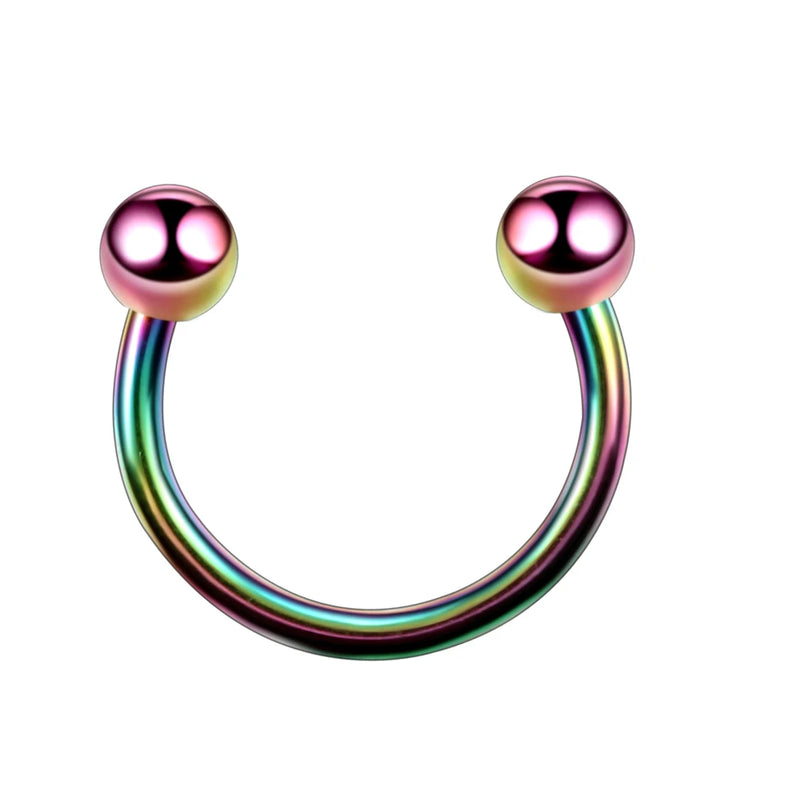 G23 Titanium Horseshoe Septum Ring