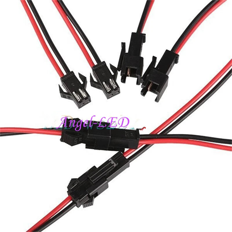 JST SM LED Strip Connector Cables (2-5 Pin, Male & Female)